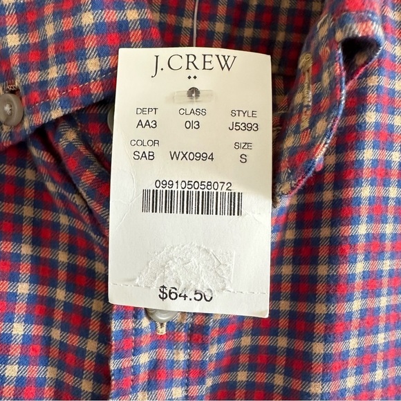 J Crew Men's Plaid Mercantile Flex Casual Cotton Shirt Sz S - Picture 11 of 13